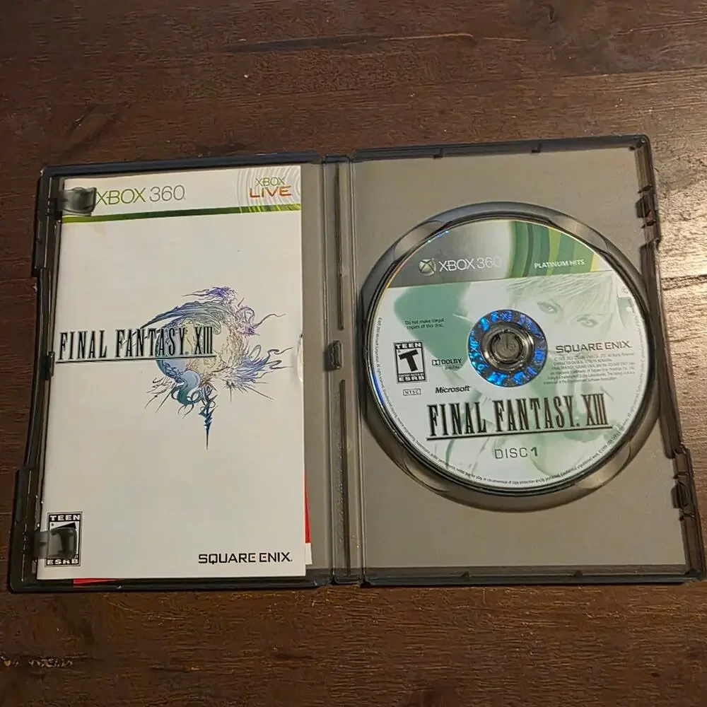 Final Fantasy XIII Platinum Hits (Xbox 360) Complete 3-Disc Set